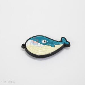 Good quality whale shaped pvc fridge magnet