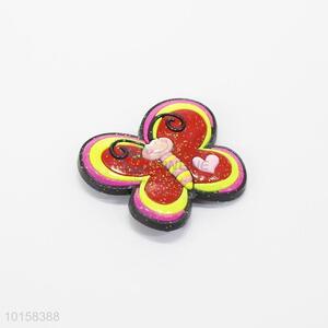 Utility fashion butterfly shaped pvc fridge magnet