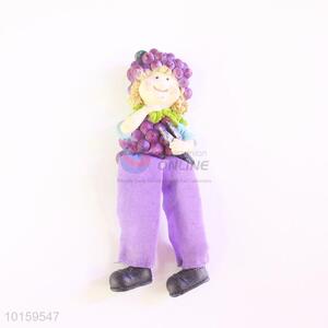 Factory High Quality Resin Grape Doll/Resin Crafts for Home Decoration