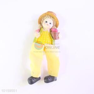 Promotional Wholesale Resin Corn Doll/Resin Crafts for Home Decoration