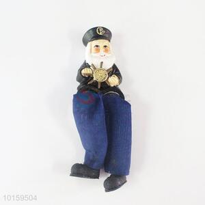 Interesting Resin Old Man Doll/Resin Crafts with Ship's Anchor for Home Decoration