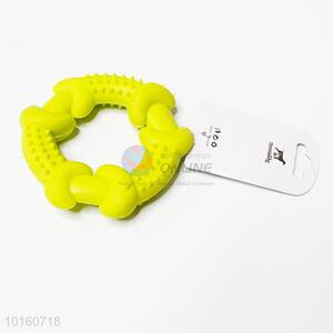 Bone Ring Squeaky Toy Rubber Chewing Toy Funny