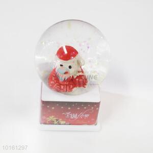 Christmas gift glass water snowball