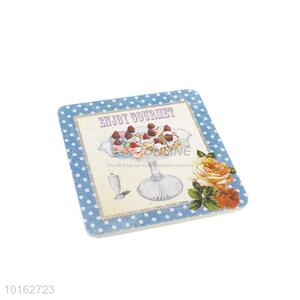 Classical low price square shape cup mat