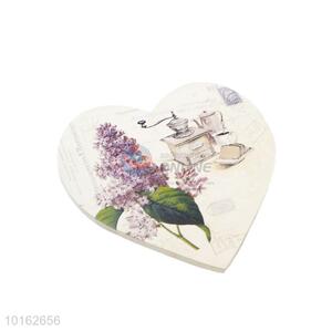 Good quality cheap best loving heart shape cup mat