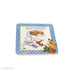 Hot-selling cute style square shape cup mat