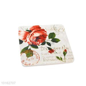 Fashion style low price cool square shape cup mat