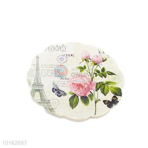 Fashion flower style cup mat