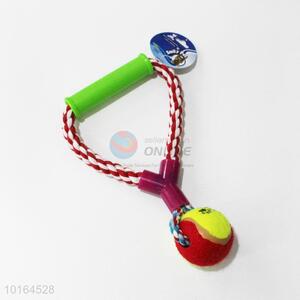 High Quality Cotton Rope Chew Knot With Tennis