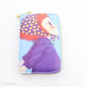 Ladies zipper wallet change purse