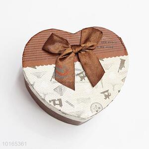 Best Selling Heart Shape Kraft Paper Gift Box Packaging with Lid