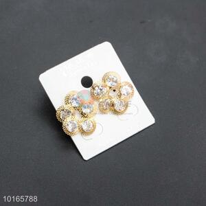 Flower Shaped Zircon Earring Jewelry for Women/Fashion Earrings