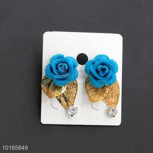 Blue Rose Zircon Earring Jewelry for Women/Fashion Earrings