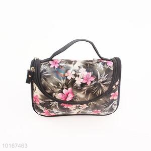 Wholesale Supplies Flower Printed Cosmetic Bag/Makeup Bag