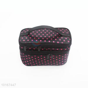 Fashionable Cosmetic Bag/Makeup Bag with Small Dot Pattern