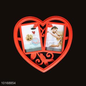 Latest Arrival Hearted Shaped Plastic Combination Photo Frame