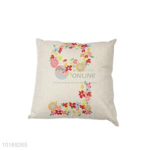 Low price colorful flowers pillowcase