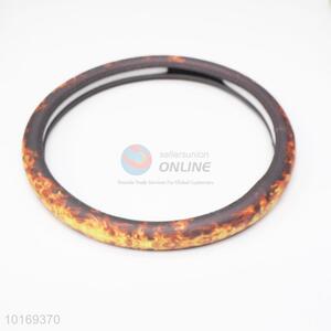 Safety flame printed car accessories steering wheel cover