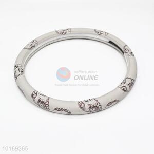 Fashion Design Printed Leather Car Steering Wheel Cover