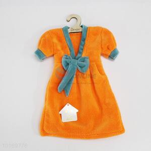 Top sale dress shaped hand towel/handkerchief
