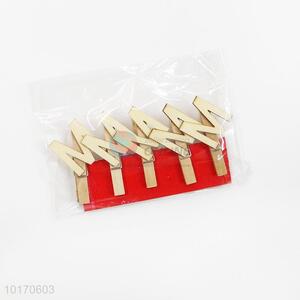 Cute cartoon wooden clip for ptomotional