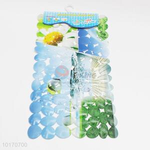 Bottom price color printing pvc bath mats/shower mats