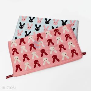 Latest Design 100% Cotton Hand Towel Rabbits Printed Kitchen Towel