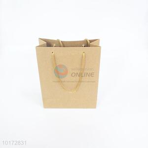 Solid color kraft paper gift bag