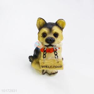 Latest Design Polyresin Statue Craft Decorative Dog