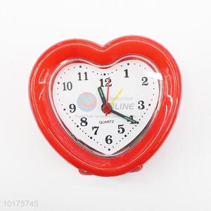 Latest design fashion heart shaped alarm clock