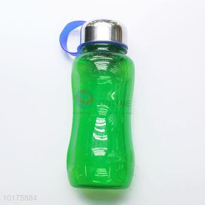 Wholesale Convenient Green Plastic Drink Juice Water Bottle