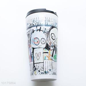 Fashion Graffiti Stainless Steel Office Water Bottle