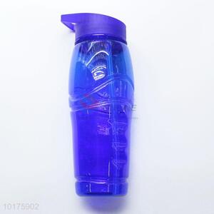 Fashion Solid Blue Plastic Outdoor Sport Water Bottle
