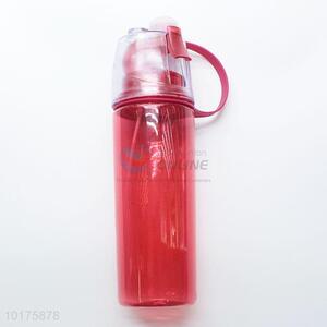 New Design Convenient Red Plastic Water Bottle