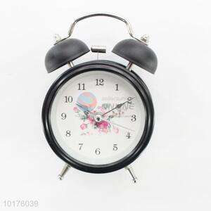 Best selling fashion printing metal two bell alarm clock