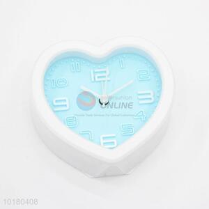 Heart shape stand table decoration alarm clock