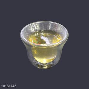 Hot Wholesale Double-Wall Heat Resistant Glass Cup