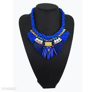 Promotional Folk Style Gift Necklace with Tassels Pendant