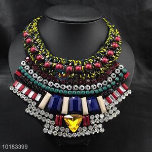 Top Selling Vintage National Style Necklace with Crystal