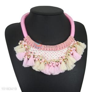 2017 Hot Woven Necklace with Pendant Jewelry for Ladies
