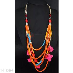Hot Sale Vintage National Style Necklace with Tassels
