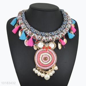 Best Selling Necklace with Tassels Pearl Pendant Jewelry