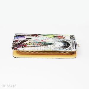 Colorful Rectangular PU Purse/<em>Wallet</em> for Ladies