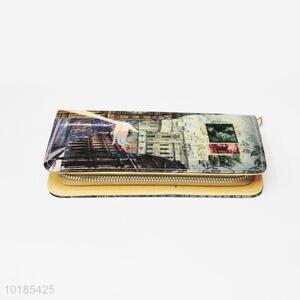 Hot Sale Rectangular PU Purse/<em>Wallet</em> for Ladies