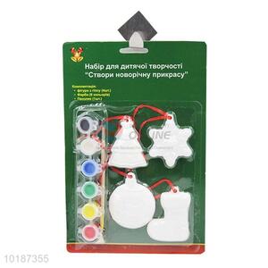 Christmas DIY Ceramic Paint Set for Children with Paint