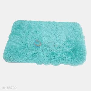 Sky Blue Color Soft Shaggy Water-Proof Door Mat Floor Mat