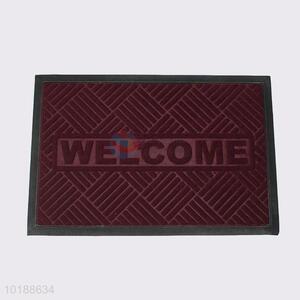 Non-Slip Rugs Porch Doormat “Welcome” on Embroider Floor Mat