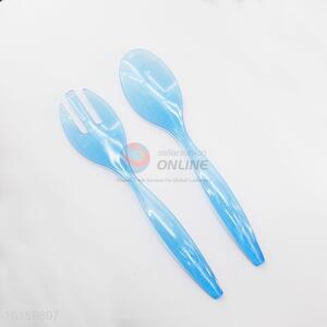 New design blue salad spoon