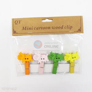 Cartoon design mini photo clip/wood clip