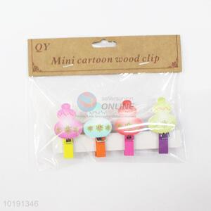 Cute calabash shaped photo clip/paper clip/wood clip